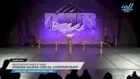Fierce Factory Dance & Talent - Legends Allstar Lyrical Contemporary [2025 Mini - Contemporary/Lyrical - Small Day 2] 2025 Power Dance Grand Nationals