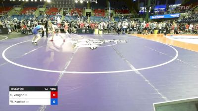 113 lbs Rnd Of 128 - Steven Vaughn, MI vs Wyatt Koenen, MN