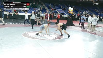 144 lbs Round Of 16 - Justice Bower, Salem vs Aydin Lamb, Wakefield