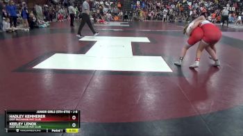 J-8 lbs Round 3 - Hadley Kemmerer, East Buchanan Mat Club vs Keeley Lenox, East Buchanan Mat Club