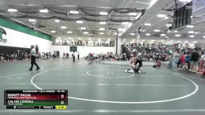 70-75+ Quarterfinal - Emmitt Pacha, Marysville Kids Wrestling vs Calvin Loveall, Team Central