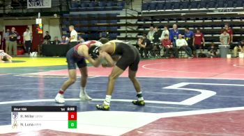 125 lbs Quarterfinal - Ryan Miller, Univ Of Pennsylvania vs Noah Luna, Appalachian State