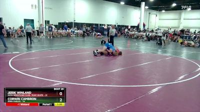 165 lbs Round 4 (16 Team) - Corwin Cambron, Iowa Gables vs Jerik Winland, S.E.O. Wrestling Club- Team White