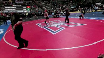 G105-5A Quarterfinal - Sarah Brown, Lewis-Palmer Girls vs Lola Gonzales, Chatfield Girls