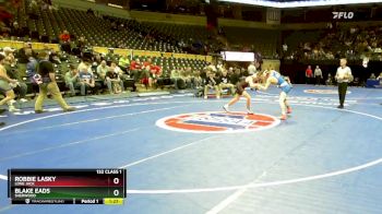 132 Class 1 lbs Champ. Round 1 - Robbie Lasky, Lone Jack vs Blake Eads, Sherwood