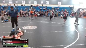 66 lbs Round 2 - Elam Nobles, Coastal Elite vs William Duty, Eastside Youth Wrestling