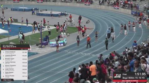 2026 AAU Junior Olympic Games - Youth Girls' 800m, Finals 1 - Age 17-18