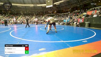 285 lbs Semifinal - Odin Meeker, Neighborhood Wrestling Club vs Redmond Lindsey, Norman Grappling Club