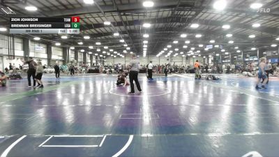 220 lbs Rr Rnd 1 - Zion Johnson, Team Dark Horse Gold - HSB vs Brennan Breisinger, Legacy Dragons - HSB