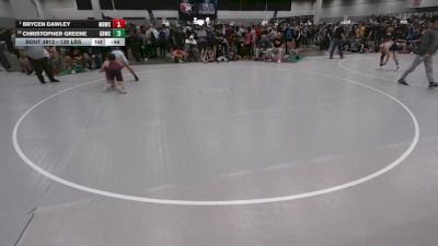 138 lbs Champ. Rd Of 16 - Brycen Dawley, Mat Demon Wrestling Club vs Christopher Greene, Golden Bears Wrestling Club