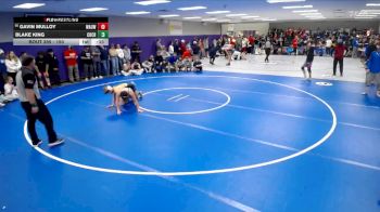 150 lbs Cons. Round 2 - Gavin Mulloy, Waukesha West vs Blake King, Chattanoogan Christian