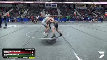 120 lbs Cons. Semi - Hayden Kalivoda, Tiger vs Clayton Considine, Halstead