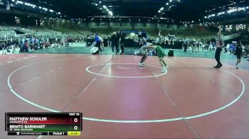 106 lbs Cons. Round 6 - Benito Barnhart, St. John Neumann vs Matthew Schuler, Charlotte Hs