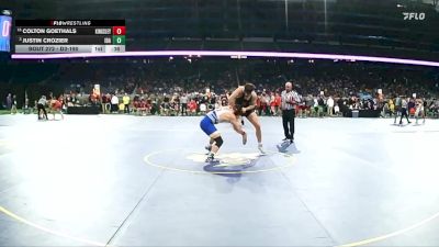 D3-190 lbs Cons. Round 2 - Colton Goethals, Kingsley Area HS vs Justin Crozier, Ida