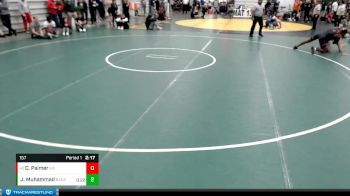 157 lbs Cons. Round 5 - Cael Palmer, Grand View (Iowa) vs Jonah Muhammad, Baker (Kan.)