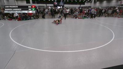 92 lbs Cons. Sub-rd Of 16 - Liam Prasnicki, South Dakota vs Maddox Lawrence, Demolition Wrestling Club