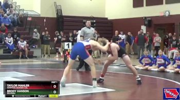 157 lbs Semifinal - Taylor Mahler, Hampton-Dumont-CAL vs Brody Hanson, Decorah