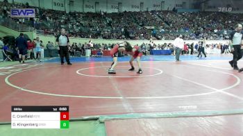 88 lbs Consi Of 32 #2 - Camden Cranfield, Poteau vs Davis Klingenberg, Crossings Christian School