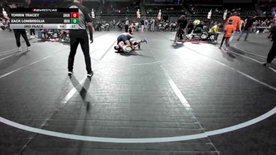 160 lbs 3rd Place - Torrin Tracey, Shore Thing WC vs Zack Lombreglia, Iron Horse