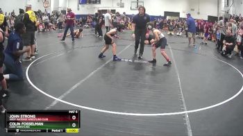 80 lbs Semifinal - Colin Fosselman, Core Wrestling vs John Strong, West Wateree Wrestling Club