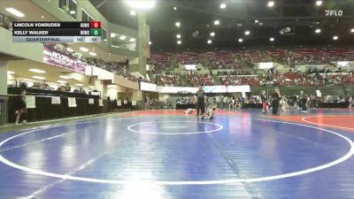 40 lbs Quarterfinal - Kelly Walker, Top Notch vs Lincoln VonRuden, Glendive Mat Devils