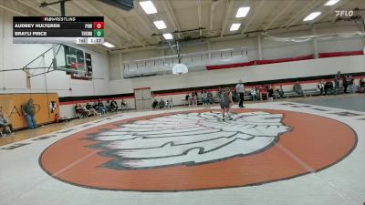 137-140 lbs Round 3 - Audrey Hultgren, Powell Middle School vs Brayli Price, Thermopolis Middle School