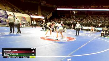 157 Class 1 lbs Champ. Round 1 - William Kuehn, Valle Catholic vs Bostyn Wilson, Warsaw