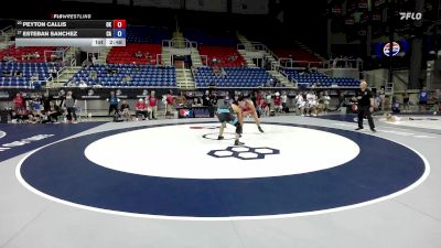 190 lbs Cons. Sub-rd Of 16 - Peyton Callis, OK vs Esteban Sanchez, CA