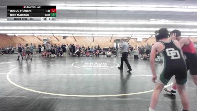 128 lbs Consi Of 4 - Rocco Franchi, Elmira Heights vs Nick Mariano, Harrisburg