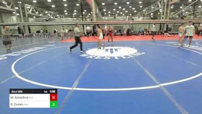 140A lbs Final - Matthew Almedina, Mat Assassins Wrestling Club vs Gavin Duran, Yale Street