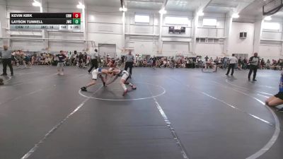 96 lbs Finals (2 Team) - Layson Tunnell, Jungle WC vs Kevin Kirk, CrossRoads Wrestling