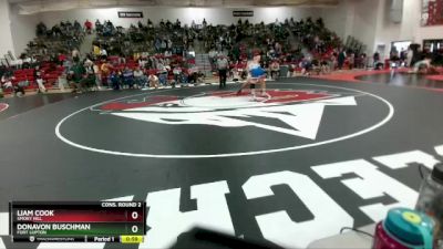 190 lbs Cons. Round 2 - Liam Cook, Smoky Hill vs Donavon Buschman, Fort Lupton