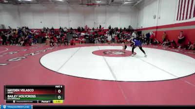 130 lbs Quarterfinal - Hayden Velasco, Omak vs Bailey Holycross, Goldendale