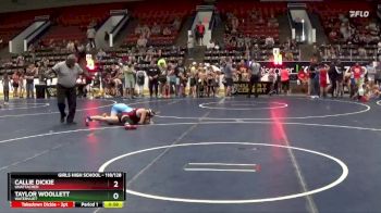 118/128 Round 2 - Taylor Woollett, Watervliet vs Callie Dickie, Unattached