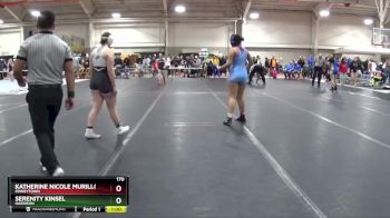 170 lbs Cons. Round 4 - Serenity Kinsel, Harrison vs Katherine Nicole Murillo, Finneytown