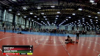 105 lbs Rd# 8- 12:30pm Saturday Final Pool - Wyatt Wolf, Team BAM vs Gunner Perkins, Westshore D.S.