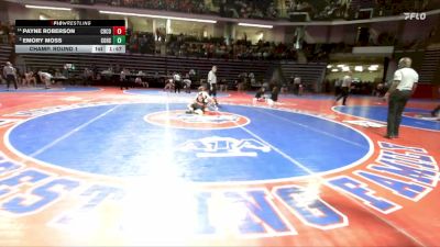 126-1A Champ. Round 1 - Emory Moss, Commerce Hs vs Payne Roberson, Charlton County