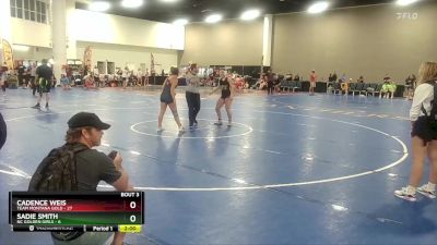 130 lbs Round 1 (8 Team) - Cadence Weis, Team Montana Gold vs Sadie Smith, NC Golden Girls