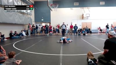 49 lbs 3rd Place Match - Colt Russell, Sandpoint Legacy Wrestling Club vs Tommy Gunn, Bear Lake Wrestling Club