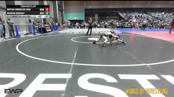 61 lbs Consi Of 8 #1 - Bryan Medelez 2nd, Hermiston Wrestling vs Mason Brault, Nova Wrestling Club