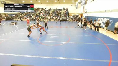 157 lbs Cons. Round 3 - Gregorio Tolentino, Church Boyz Wrestling Club vs Naoto Inoki, Manhattan Beach
