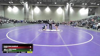 130 lbs Quarterfinal - Bella Williams, Edmond North vs Maelynn Sundlie, Ozark