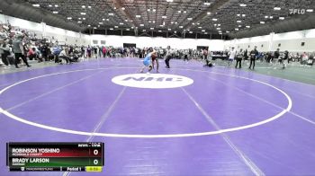 120B 3rd Place Match - Brady Larson, HARRAH vs Robinson Yoshino, McDonald County