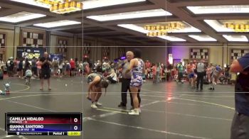 148 lbs Placement - Camilla Hidalgo, PinkWave vs Gianna Santoro, MGW- Blue Raz