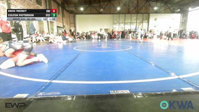 86 lbs Rr Rnd 2 - Knox Trosky, Claremore Wrestling Club vs Colton Patterson, Sallisaw Takedown Club 2