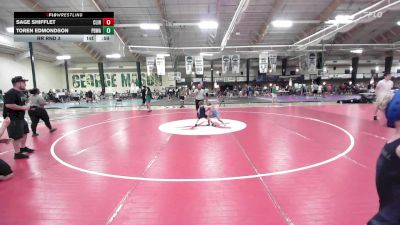 53.2 lbs Rr Rnd 3 - Sage Shifflet, Clinic Wrestling FXGB vs Toren Edmondson, Pit Bull Wrestling Academy