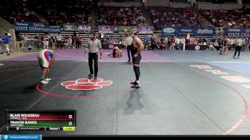 D 1 215 lbs Cons. Round 2 - Blair Rousseau, Catholic - B.R. vs Travon Banks, John Ehret