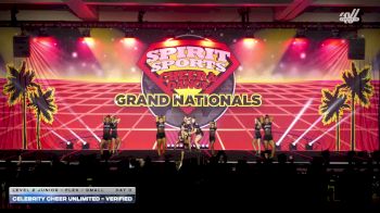 Celebrity Cheer Unlimited - Verified [2026 L2 Junior - Flex - Small Day 3] 2026 Spirit Sports Grand Nationals