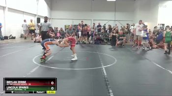 76 lbs Round 5 (6 Team) - Brylan Zerbe, U2 The Uprising Begins vs Lincoln Sparks, PA East Lightning