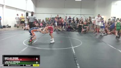 76 lbs Round 5 (6 Team) - Brylan Zerbe, U2 The Uprising Begins vs Lincoln Sparks, PA East Lightning